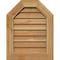 Ekena Millwork Octagonal Top Gable Vent Western Red Cedar Gable Vent w/Decorative Face Frame, 18"W x 18"H GVWOT18X1802RDUWR - alternate 1
